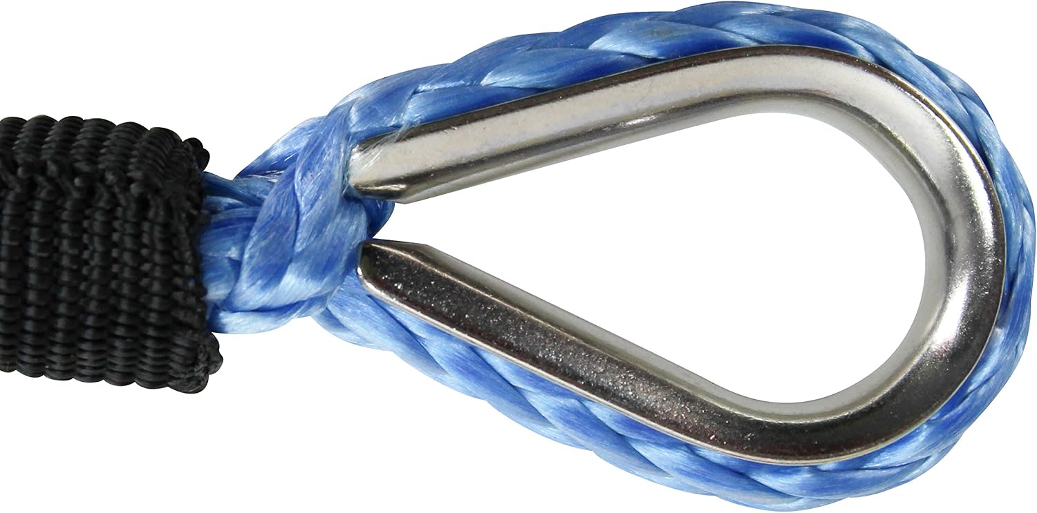 Extreme Max 5600.3078 "The Devil's Hair" Synthetic ATV / UTV Winch Rope - Blue