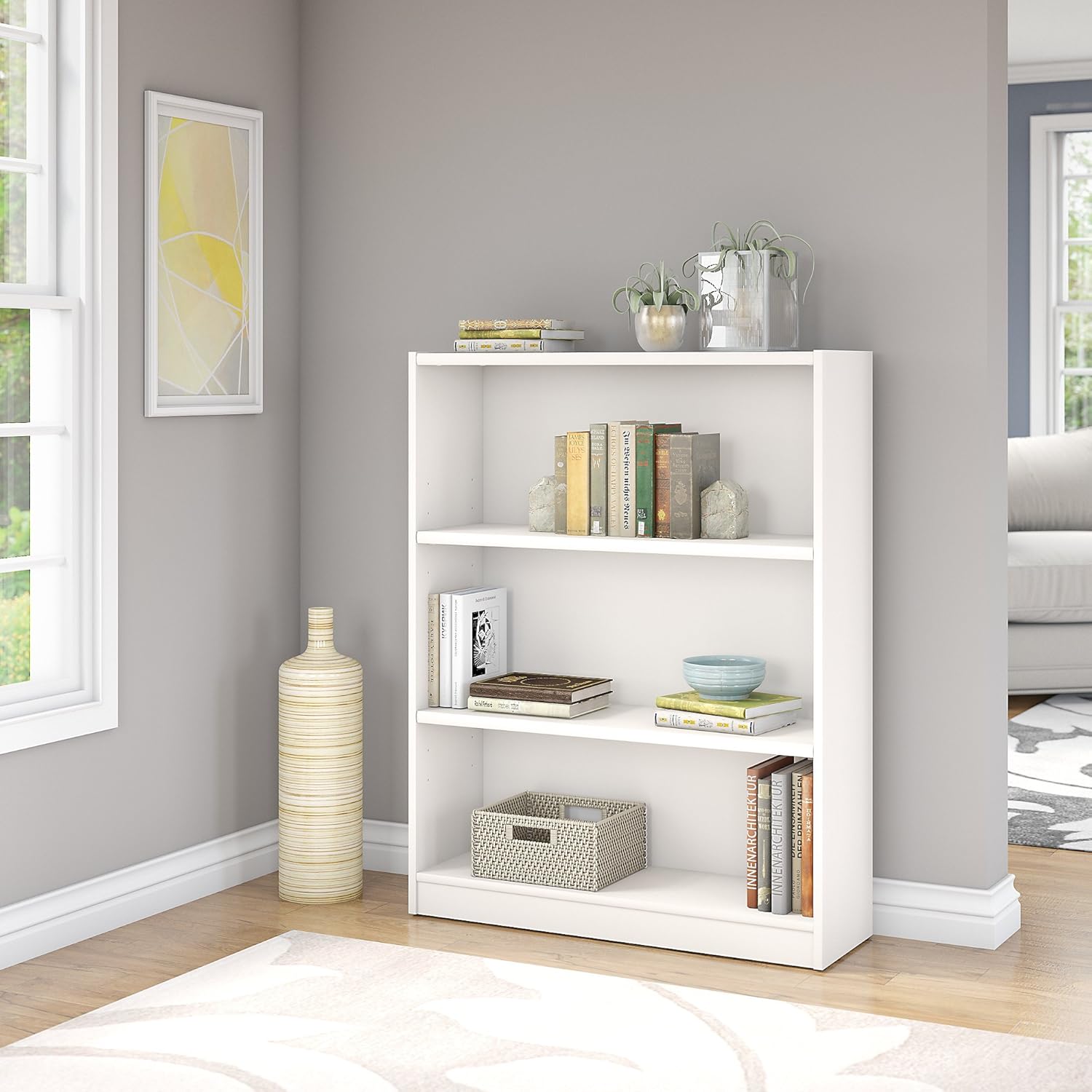 Bush Furniture Universal 5 Shelf Bookcase in Royal Oak (WL12446-03) : Everything Else