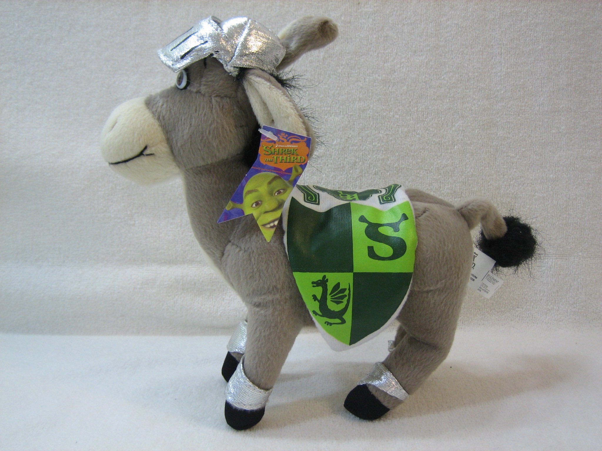 Shrek the Third Sir Knight Donkey in Battle Armor 9"" by 9"