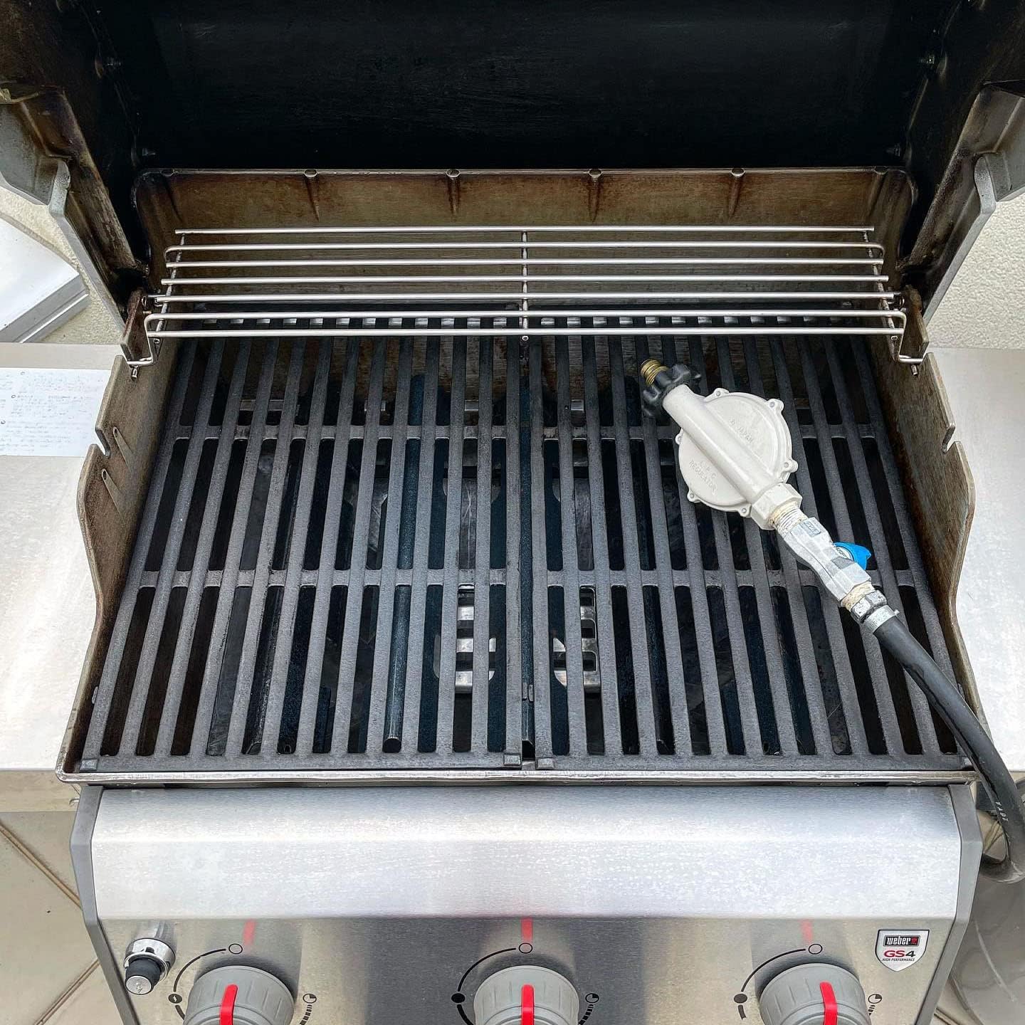 Grill Replacement Kit for Weber Spirit 2 Parts, 7635 Flavorizer Bars 69785 Burner Tube and 67060 Heat Deflector for Weber GS4 Spirit II E210 E220 S210 S220 Gas Grills, for Weber GS4 Grill Parts