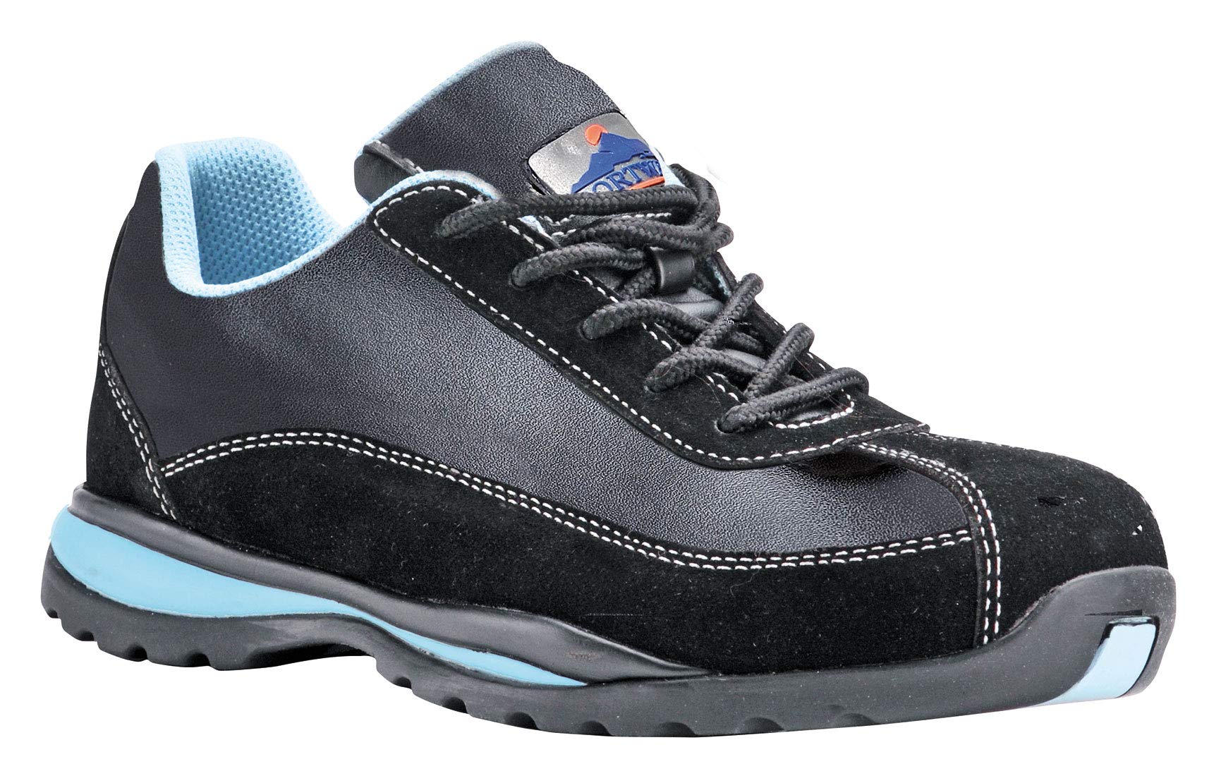 Portwest Trainer Femme S1P HRO, Couleur: Noir, Taille: 40, FW39BKR40