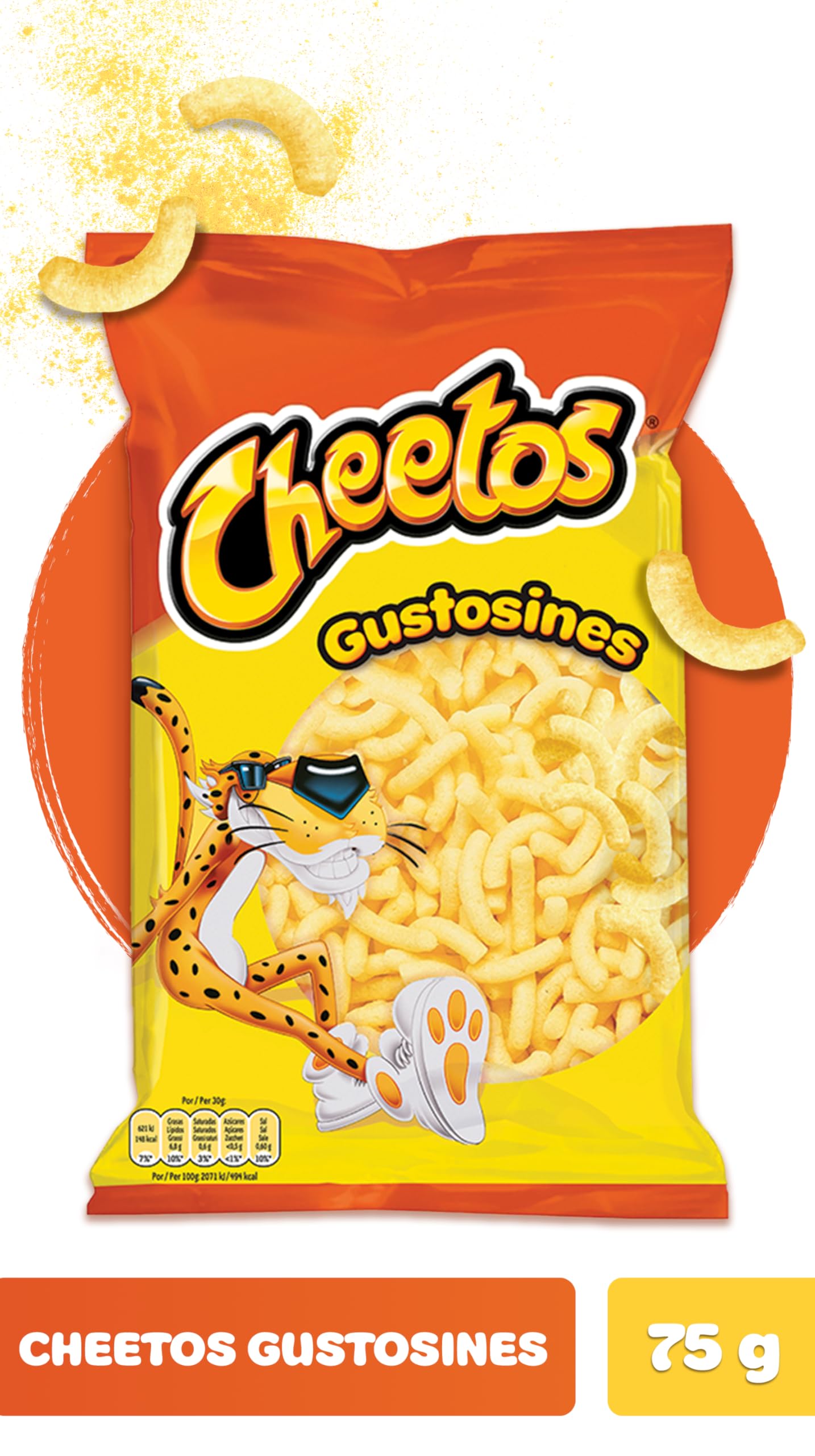 Cheetos Gustosines Sal Aperitivo Maíz Horneado 75g