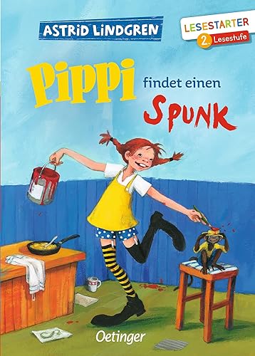 Pippi findet einen Spunk: Lesestarter. 2. Lesestufe. Astrid Lindgren Kinderbuch-Klassiker für Leseanfänger. Oetinger Erstlesebuch ab 7 Jahren