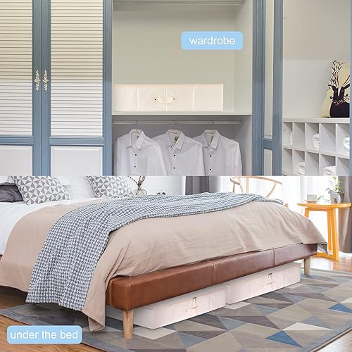 Miniatura 6 de Caja de almacenamiento para vestidos de boda, caja de conservación de vestidos de novia con 20 hojas de papel de seda libre de ácidos para