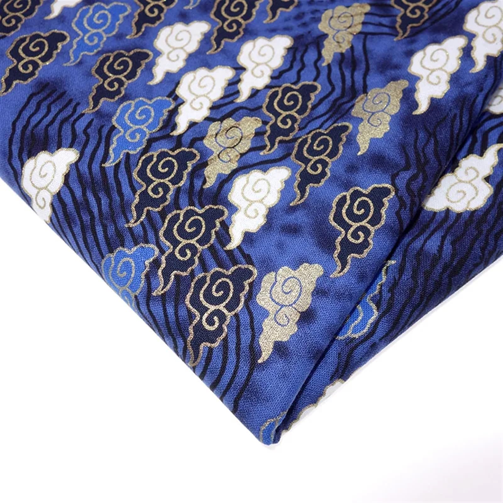 50cm*145cm Cotton Fabric By Half Meter Japanese Sewing Fabric for DIY Kimono Handicraft Materials for Children(8,200CMX145CM)