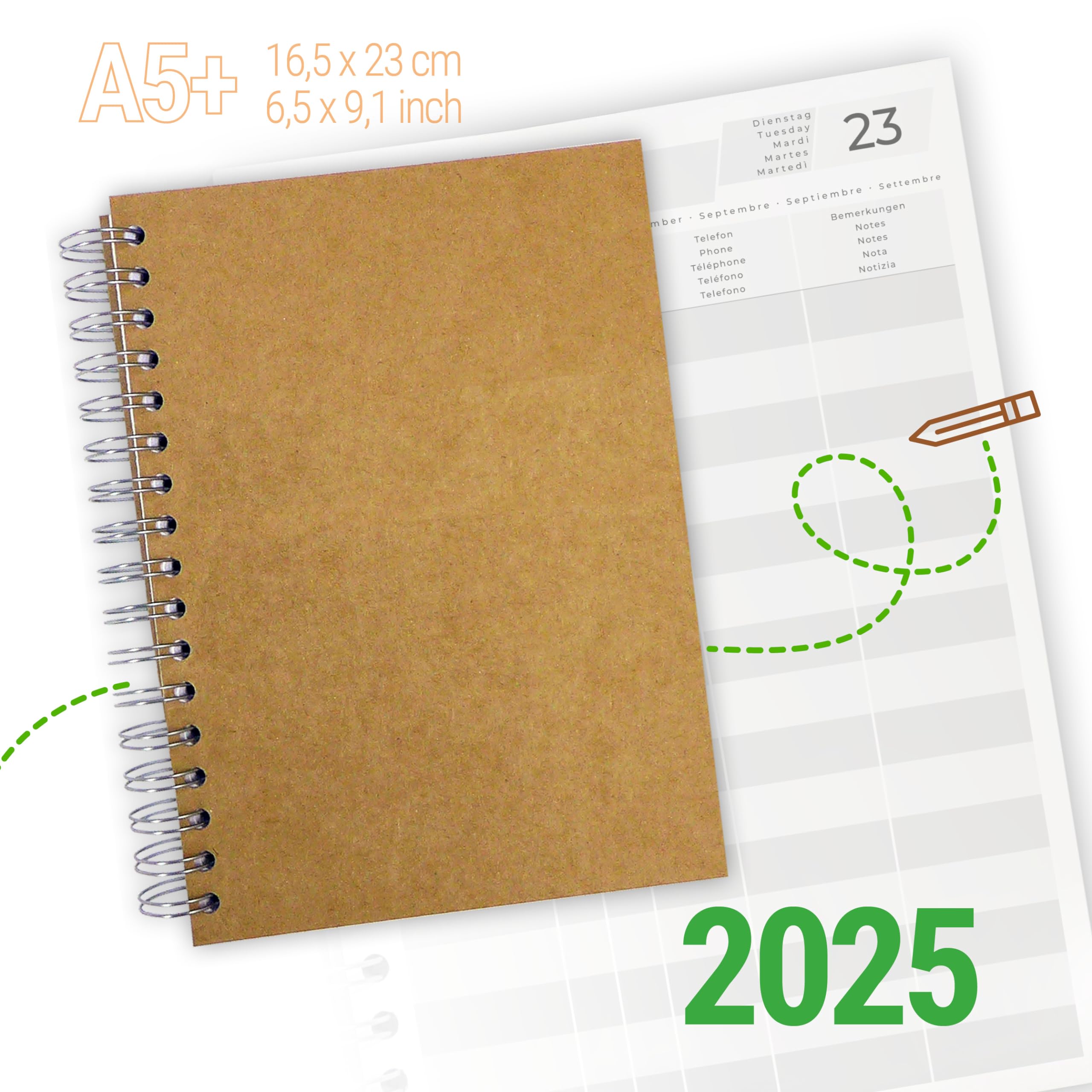 Reservierungsbuch 2025 stabiles Ringbuch A5 für Gastronomie und Hotel, Restaurant, Gastro, Pensionen, Ferienwohnung, Zimmerbelegungsplan, Buchungskalender, Belegungsplan 1 Stück (2025)