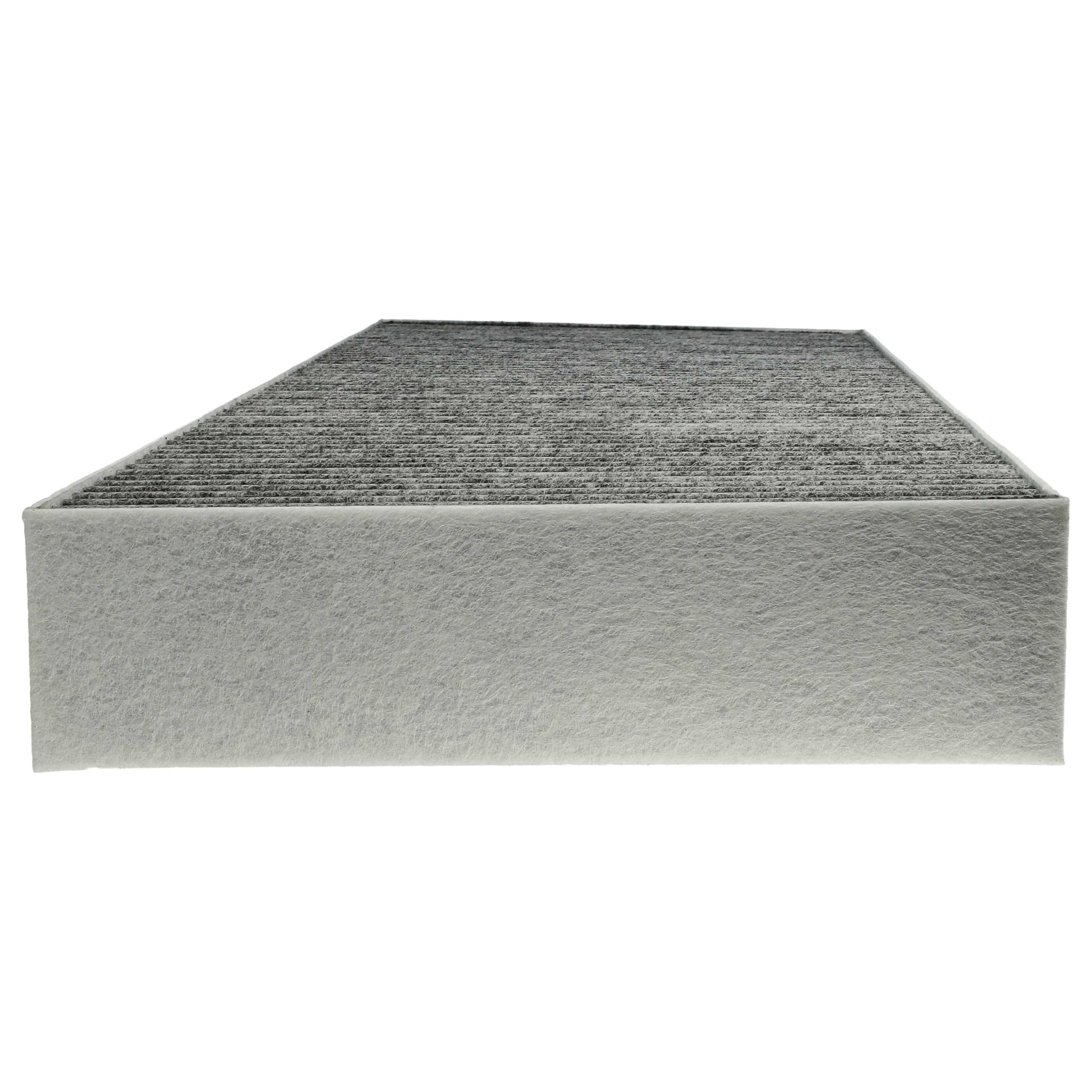 vhbw 8 x filtr z węglem aktywnym zamiennik do Siemens LZ46810 do okapu kuchennego - 46 x 19,1 x 5 cm