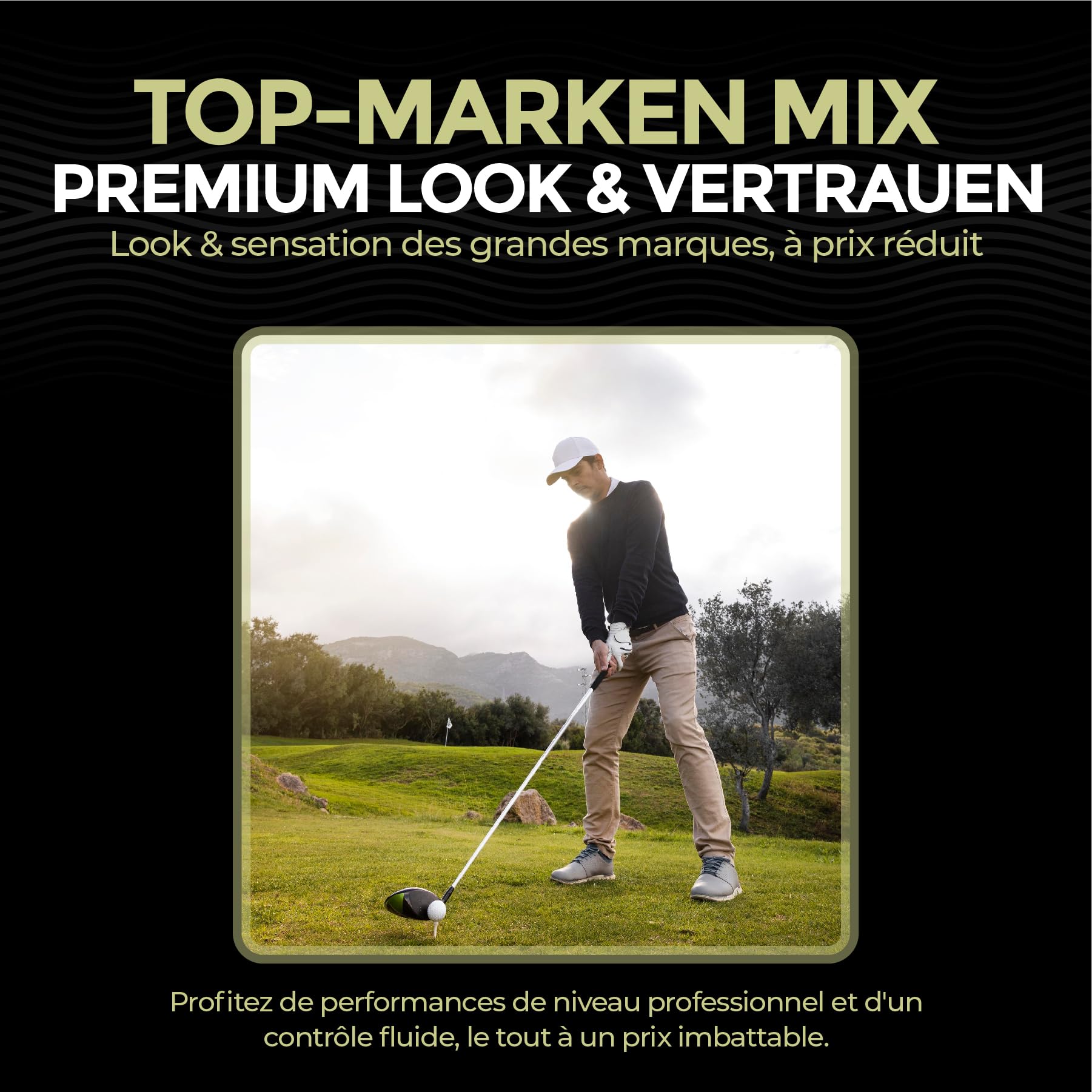 Lionstrike Balles De Golf D’Occasion - Grade A, Mélange De Grandes Marques - Recyclées, Lavées Et Vérifiées- Sac en Filet éCologique - Premium Et Mélange ÉConomique De Balles D’Golf - 22 Pièces