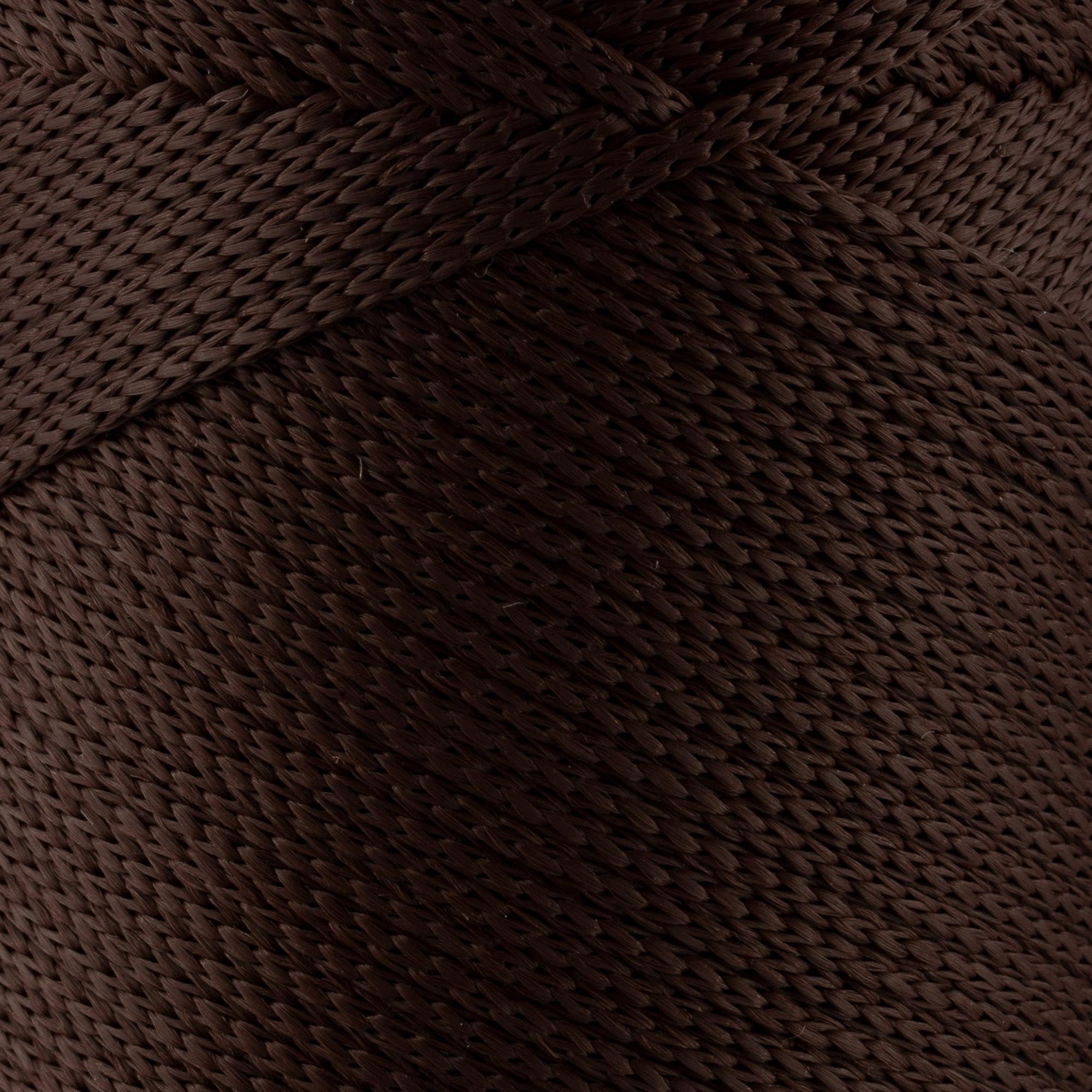 S SENSY Premium 2mm 251 Yards Polyester Rope 100% Polypropylene Cord Macrame Cord 2mm Crochet Bag Cord Macrame Rope Crochet Thread for Knitter (Brown) - Image 2