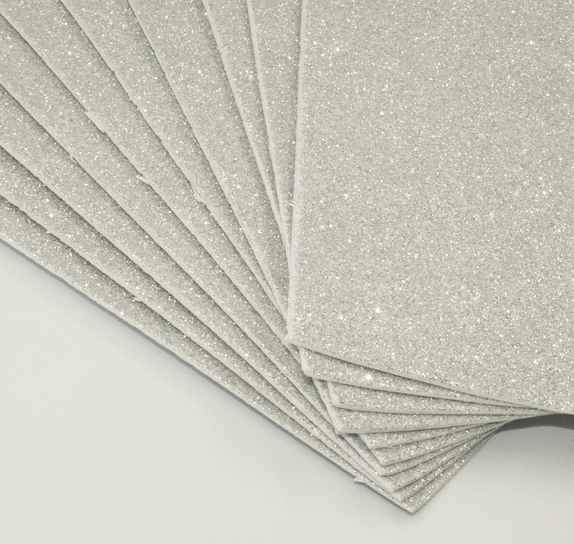 10 Fogli Schiuma Glitterata Autoadesivi A5 - Marrone, Per Artigianato E Decorazioni Creative - Foto 2