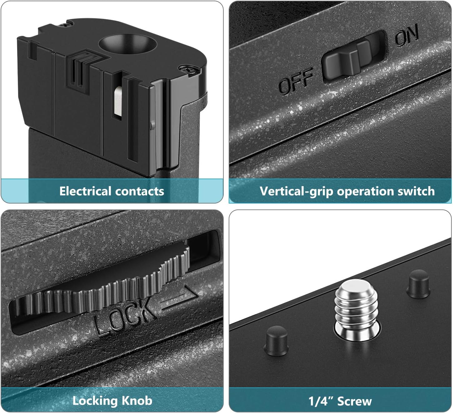 Bеѕt Quаlіtу 🔥 Neewer HM Battery Grip Compatible with Blackmagic Pocket Cinema Camera 6K 4K with Type-C USB Adapter, Only Works with LP-E6/E6N Battery (Battery Not Included)