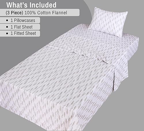 Vista 156 de RUVANTI Sábanas de franela 100% algodón King 4 piezas Celestial Stag Ciervo celestial