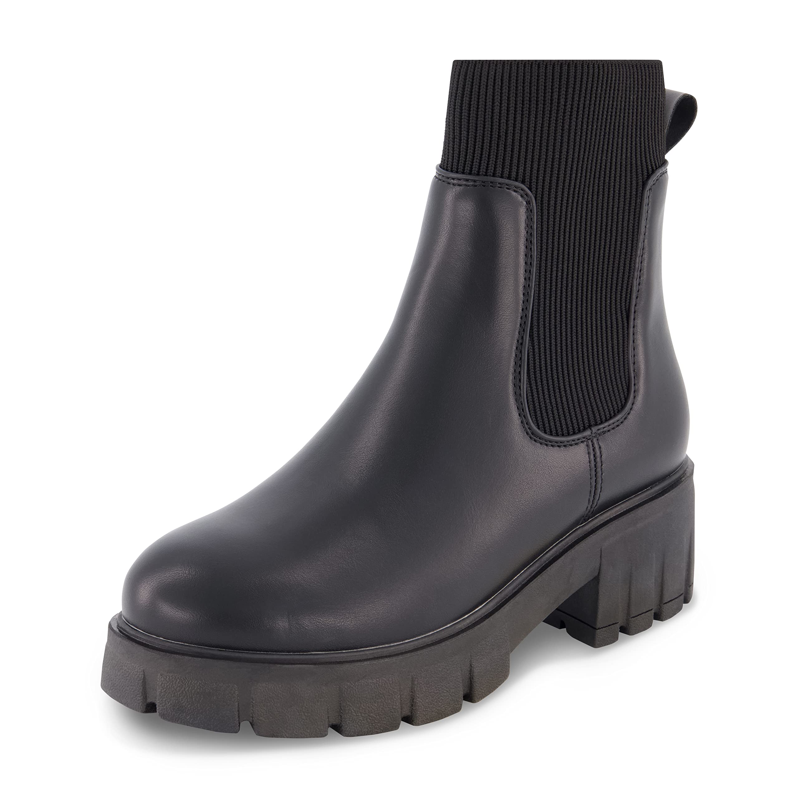 CUSHIONAIRE Women's Sparks slip on chelsea boot +Memory Foam, Wide Widths Available