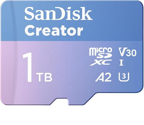 SanDisk Creator microSDXC UHS-II 1 To avec adaptateur (ca…