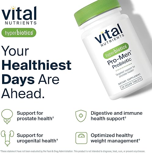 Vista 13 de Hyperbiotics Probióticos Vital Nutrients Pro Men Probióticos veganos avanzados para hombres Clínicamente estudiados para la salud