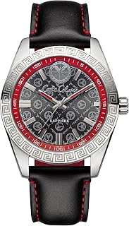 Carlo Colucci Men Analog Quartz Watch with Leather Strap CC300-2