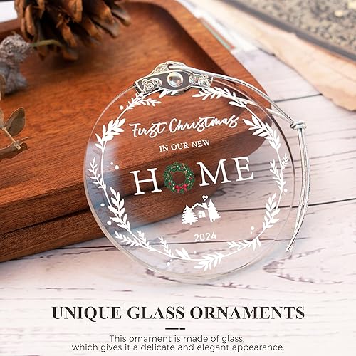 Miniatura 2 de Regalos de inauguración de la casa, regalos de inauguración de la casa para casa nueva, adornos para la primera Navidad 2024 en nuestro nuevo hogar