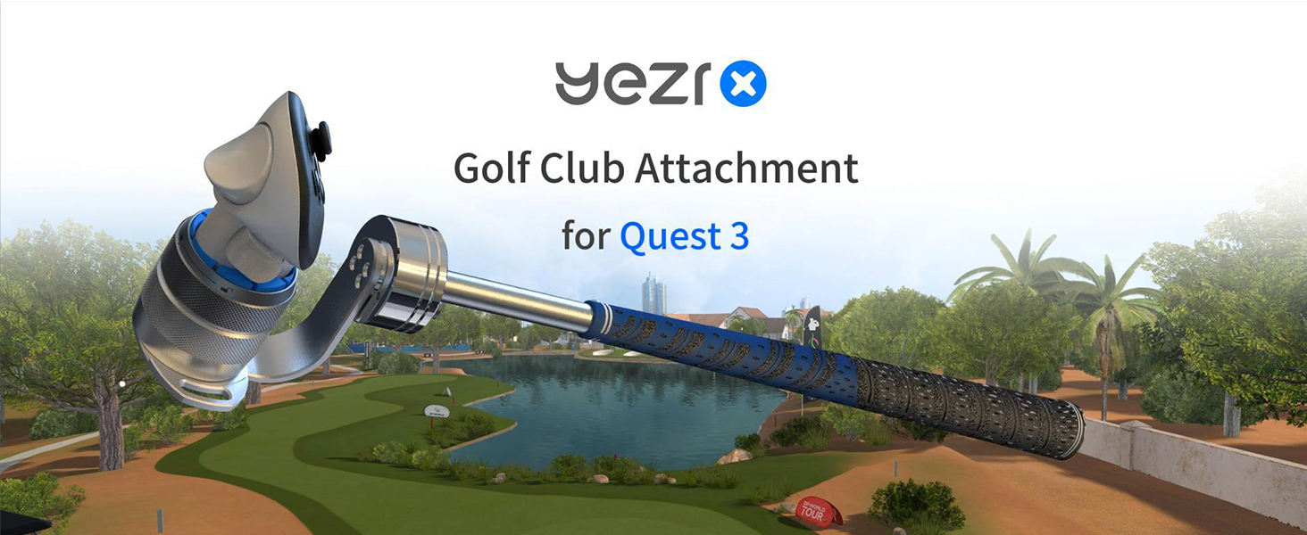 Amazon.com: YEZRO Golf Club Attachment for Meta Quest 3S/3