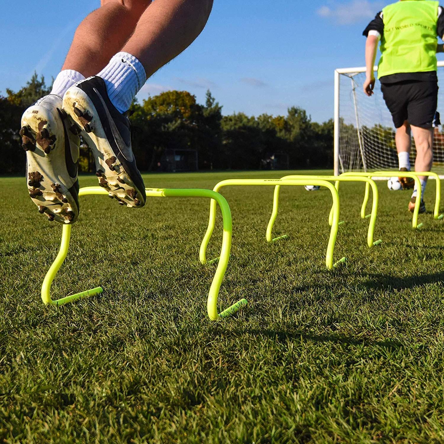 Shivani Plastics Training Hurdles for Field Training and Speed Coordination,(Set of 6) 6 Inch Agility Hurdles 1