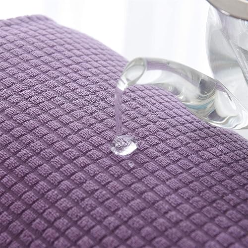 Miniatura 4 de Juego de 2 fundas elásticas para reposabrazos de elastano para sillas, sofá, sillón, fundas para reposabrazos de jacquard, protector antideslizante