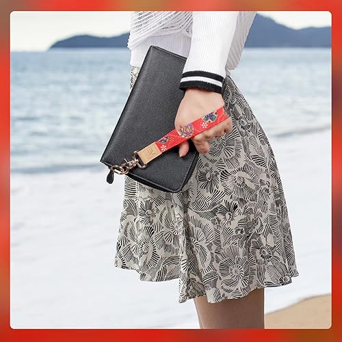 Miniatura 7 de Ecovision - Llavero con correa para llaves, llaveros de pulsera con 2 argollas para llaves para mujer