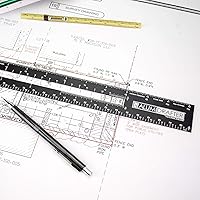 Vista 4 de Alumicolor AlumiDrafter Architect Herramienta de dibujo, 12 pulgadas, color negro