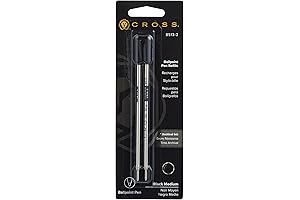 2-Pack Cross Ballpoint Refill (Medium, Black Ink)