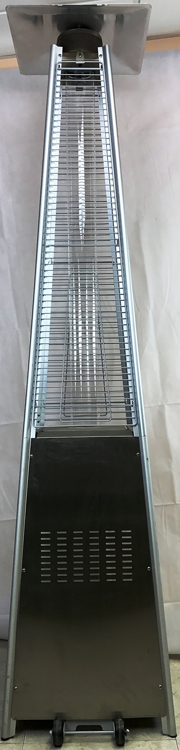 Stufa a gas esterno Piramide inox