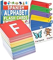 Vista 13 de THE BAMBINO TREE - Tarjetas flash del alfabeto ABC - Tarjetas ABC gruesas para niños de 3 a 6 años - Juego de aprendizaje de reconocimiento