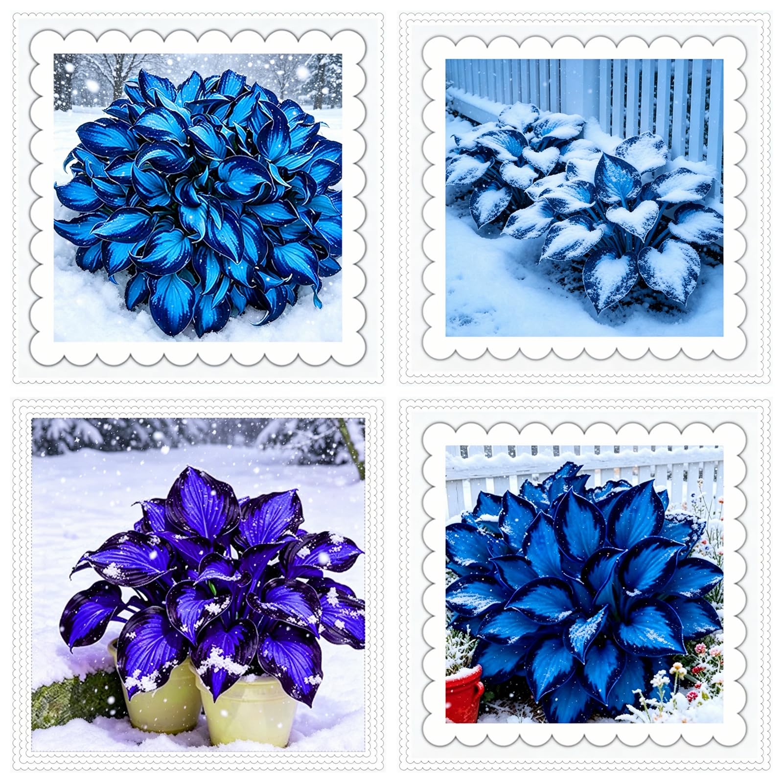 Hosta Bulbs for Planting/Excellent Display/Blue Hosta/Perennial-Blue hostas Bulbs (15bulbs)