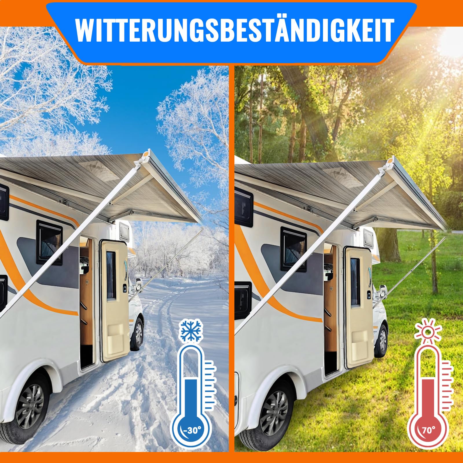 Birllaid RV Markise Reparaturband für Markisen, Zelt Reparaturband für Tarp, Boot Deckt Reparatur, Segel-Band, Riss Reparatur Pctch Kit Wasserdicht 15cm x 9 m
