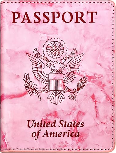 Combo de portatarjetas de pasaporte y vacunación, soporte para pasaporte con ranura para tarjeta de vacuna, cartera para pasaporte, funda para