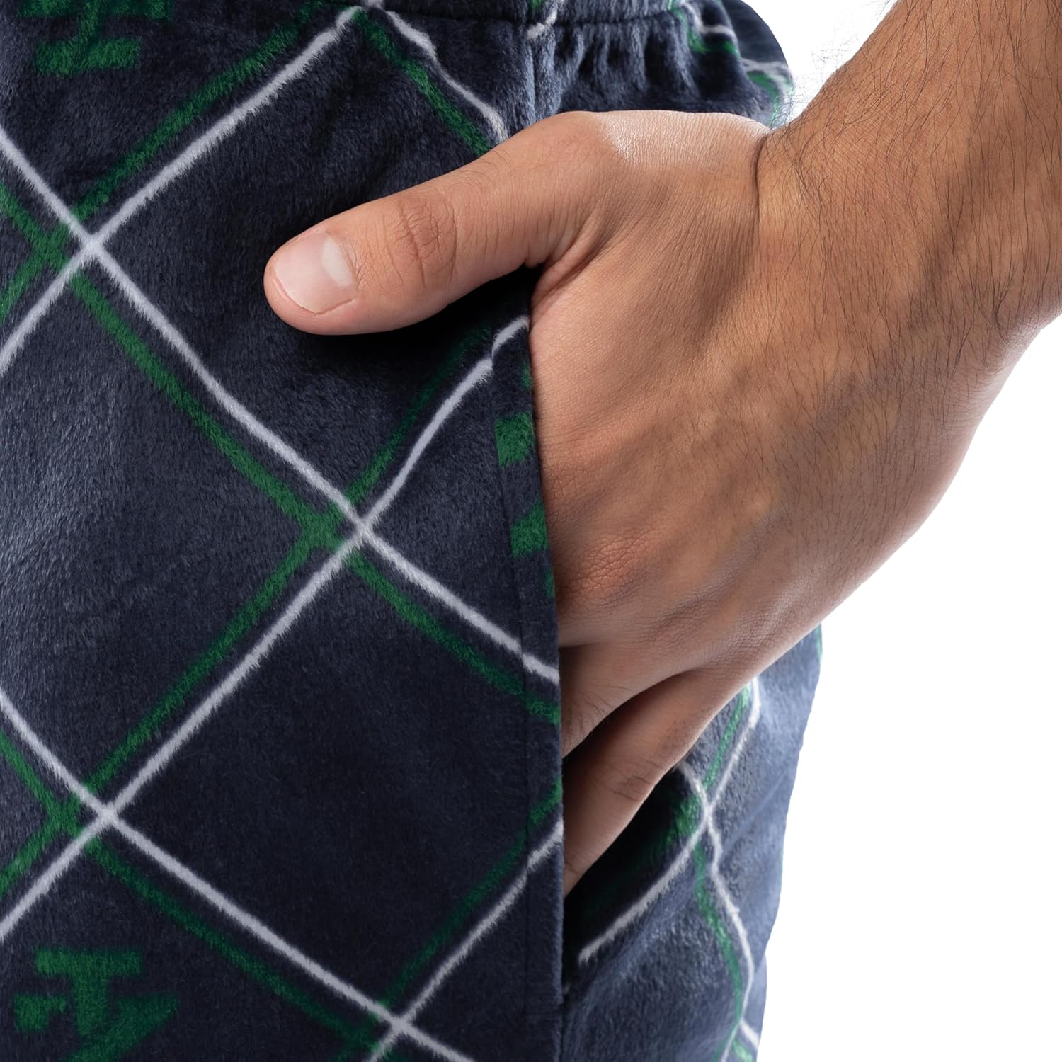 IZOD mens Long Sleeve Jersey Top and Fleece Pants Sleep Pajama Set - Image 5