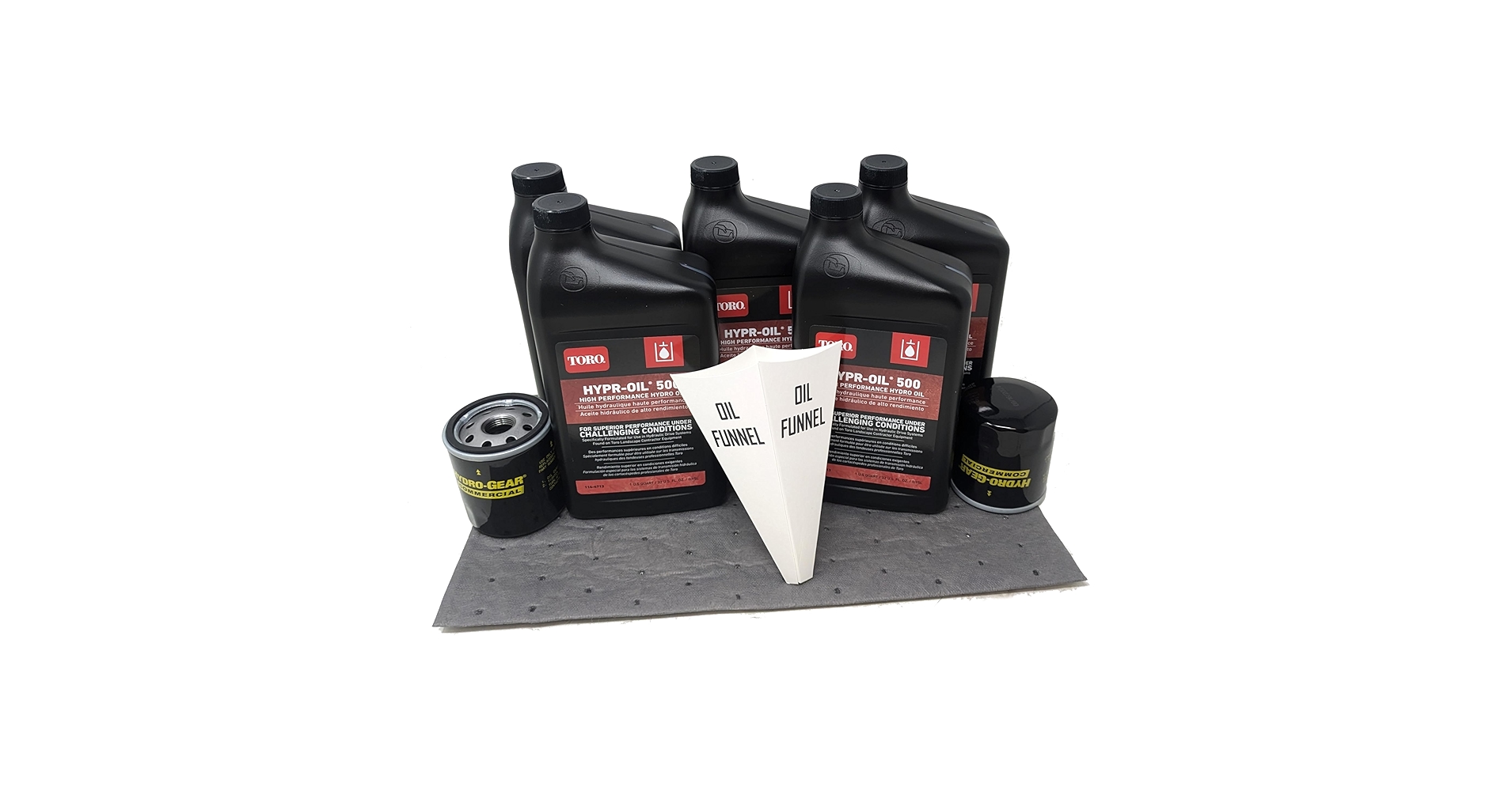 Amazon.com: Toro Hypr-Oil 500 5-Quart Hydro Change Kit w/ 2