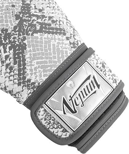 Miniatura 4 de Venum Venum White Snake - Guantes de boxeo para mujer, color blanco
