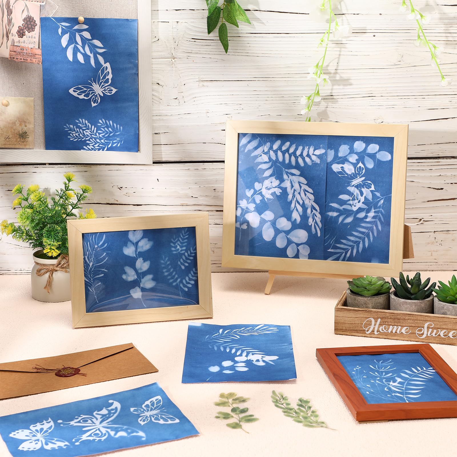 Amazon.co.jp: Nezyo 100個 シアノタイプ紙 サンプリントペーパー