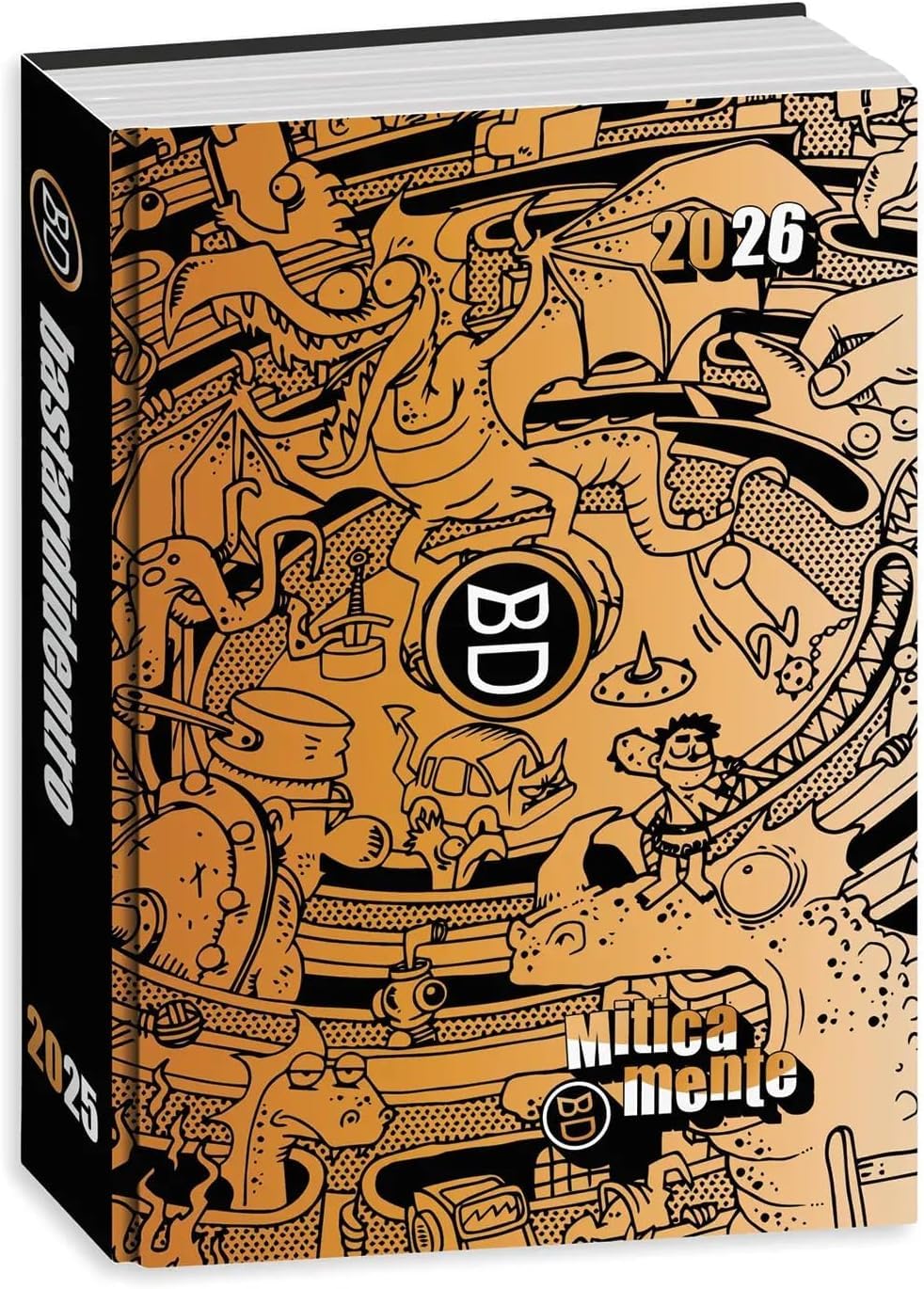 Agenda Teenace Pocket 2025-2026 12 Mesi, Formato 18x13 Cm, Nera, Con 400 Pagine, Sticker E Omaggio Portachiavi Paillettes E Penna