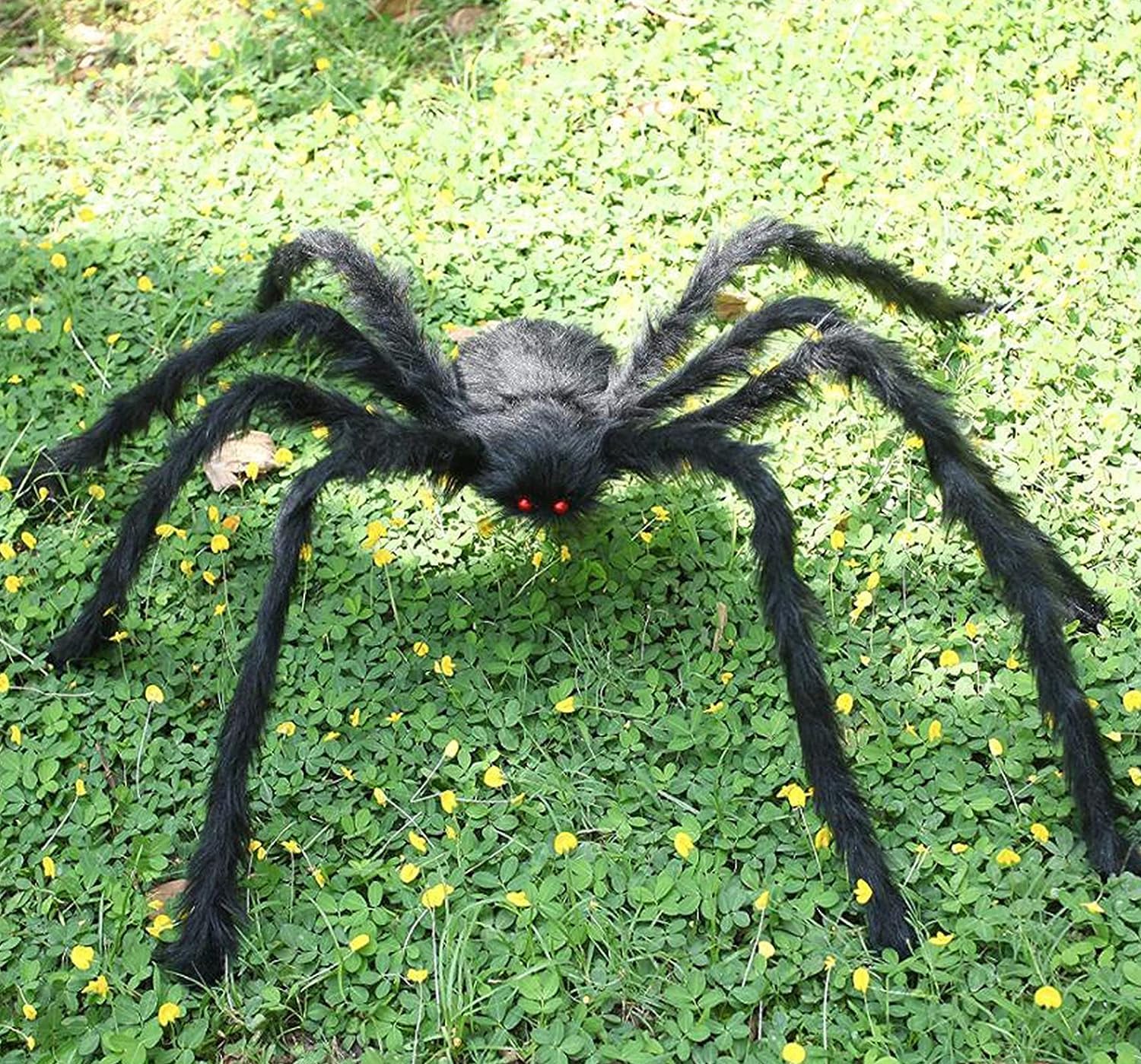 PT Giant Halloween Spider 90cm - Outdoor and Indoor Decorations, Fake Big Spider 1pcs 1