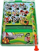 Vista 5 de JA-RU Mini juego de pinball de bolsillo (1 juguete) juguete de arcade de mano para niños. Juegos clásicos retro de mesa y juguetes vintage. Cesta