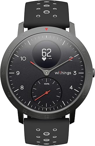Miniatura 2 de Withings Steel HR Sport - Reloj inteligente híbrido multideporte, GPS conectado, frecuencia cardíaca, nivel de acondicionamiento físico mediante VO2