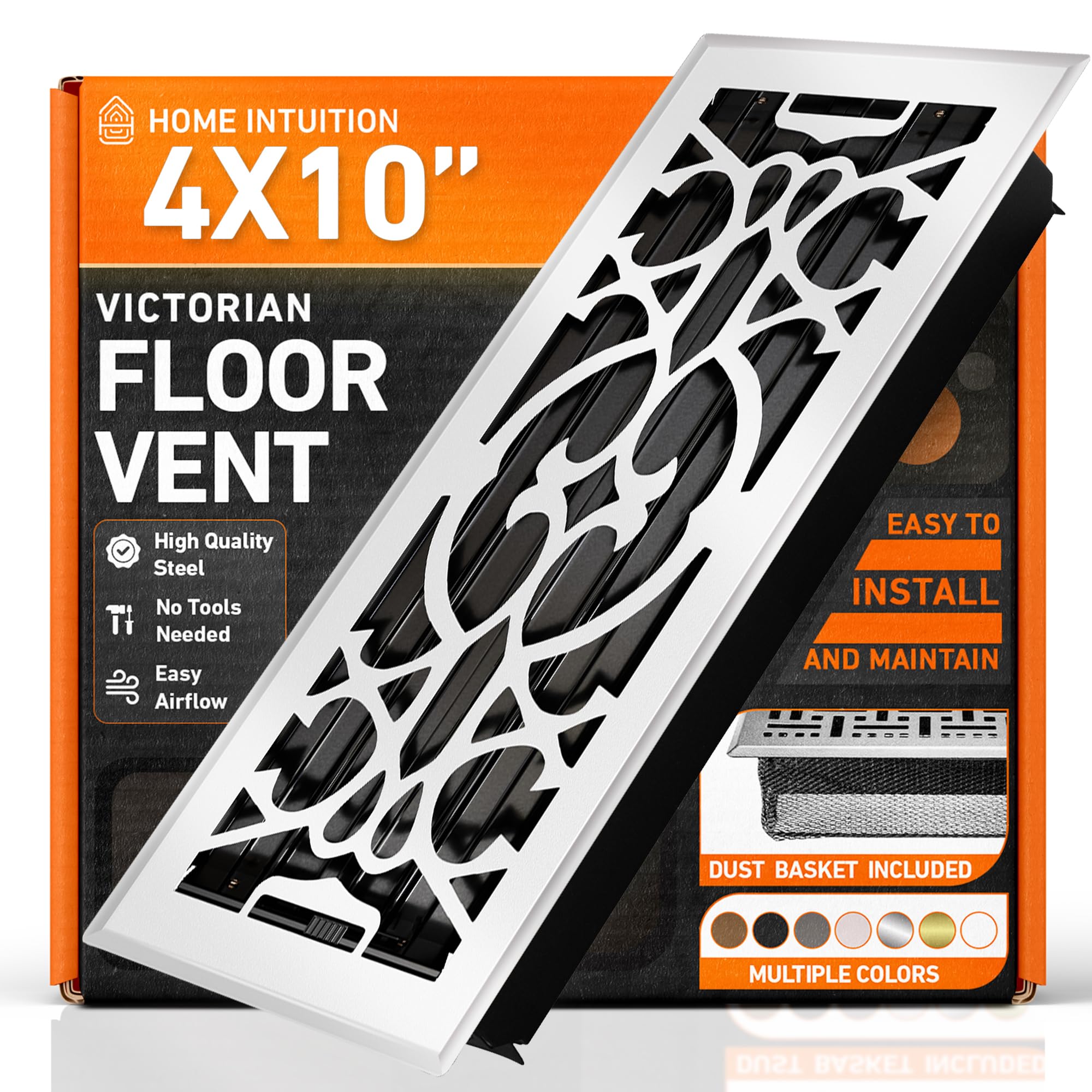 Home Intuition Victorian Floor Vent Cover