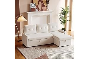 IULULU White Sectional Sleeper Sofa: Comfort and Style in One