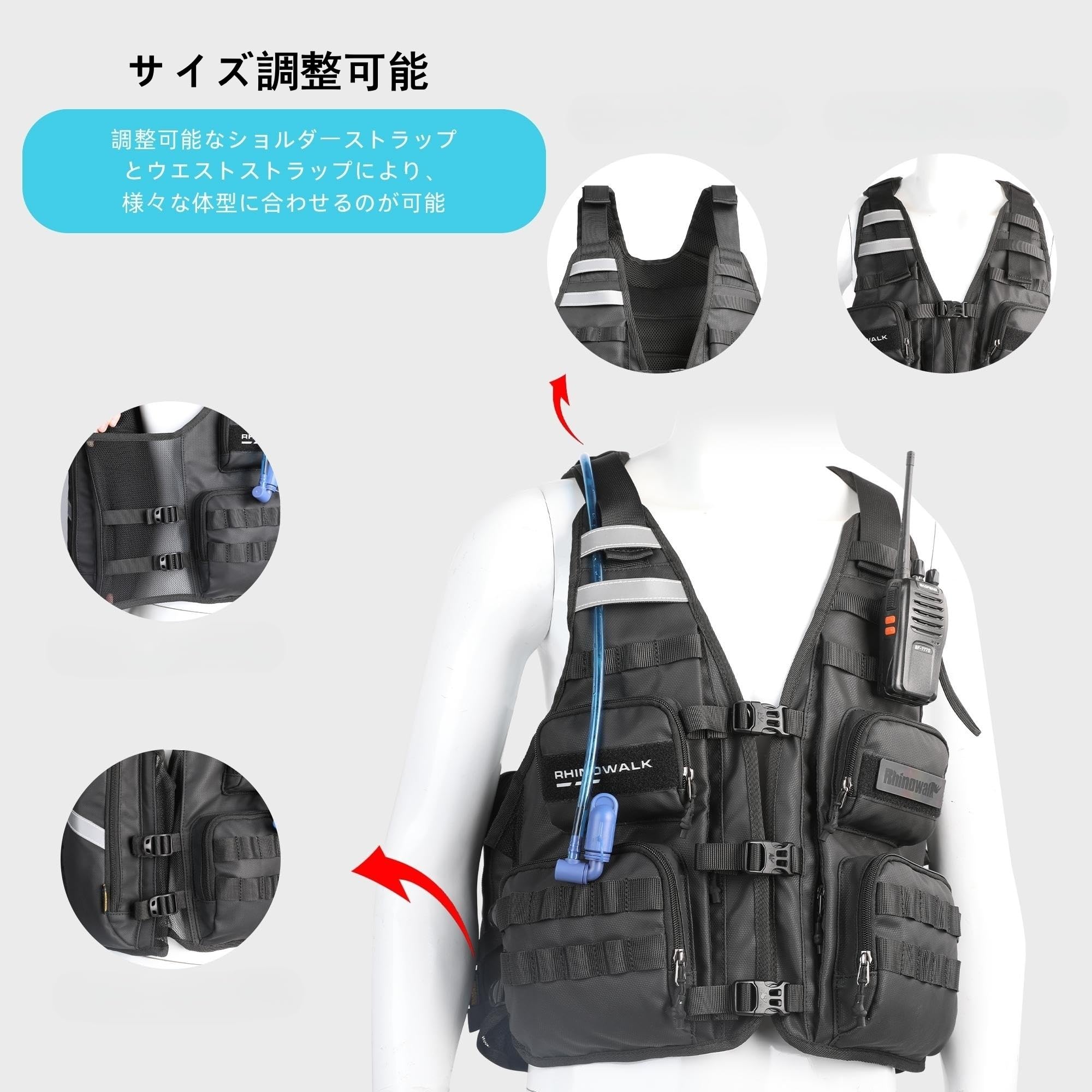 Amazon.co.jp: Rhinowalk バイク用ベスト ライディングベスト 多 Amazon.co.jp: Rhinowalk バイク用ベスト ライディングベスト 多