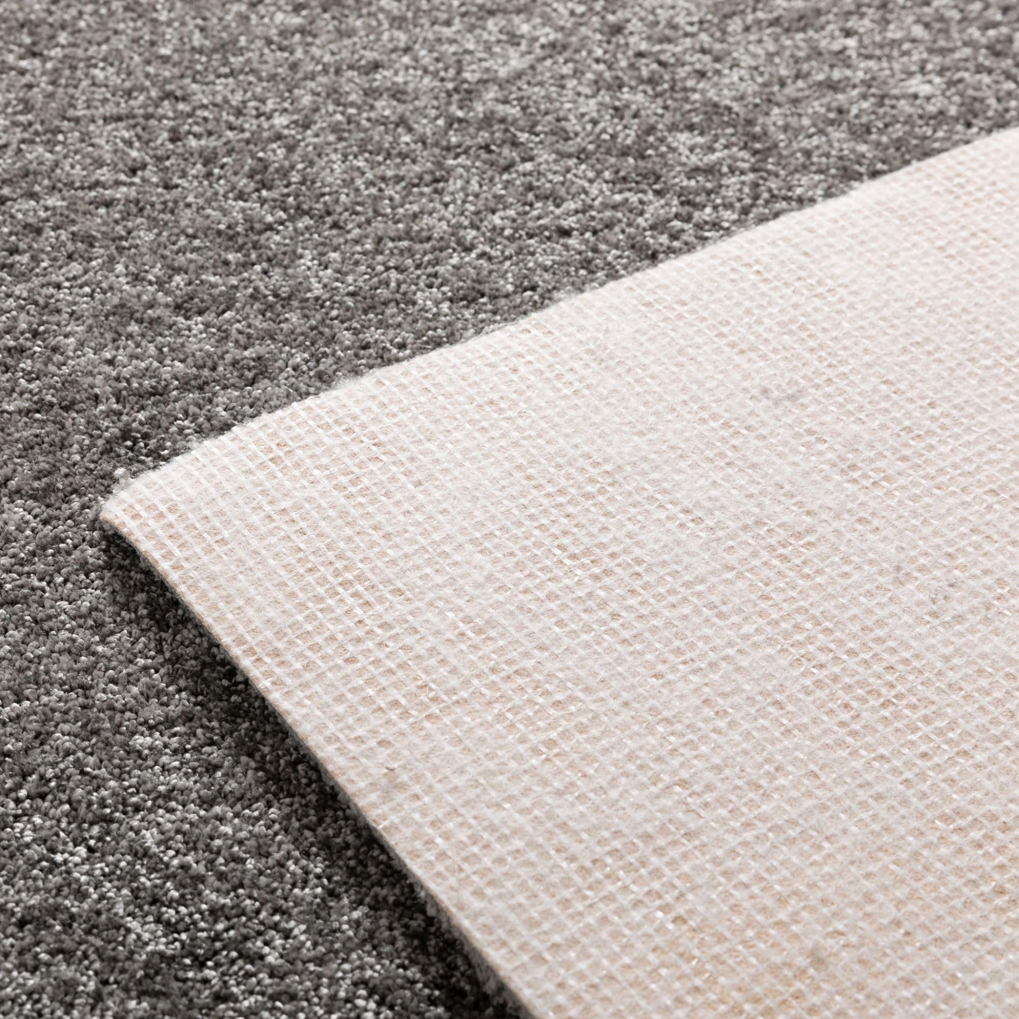Steffensmeier Teppichboden Catania Meterware | Auslegware für Kinderzimmer Wohnzimmer Schlafzimmer | Grau, Größe: 100x300 cm
