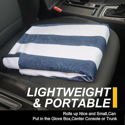 Miniatura 298 de Funda protectora de asiento de automóvil, para asientos delanteros, para entrenamiento de gimnasio, correr, nadar, playa y senderismo, impermeable