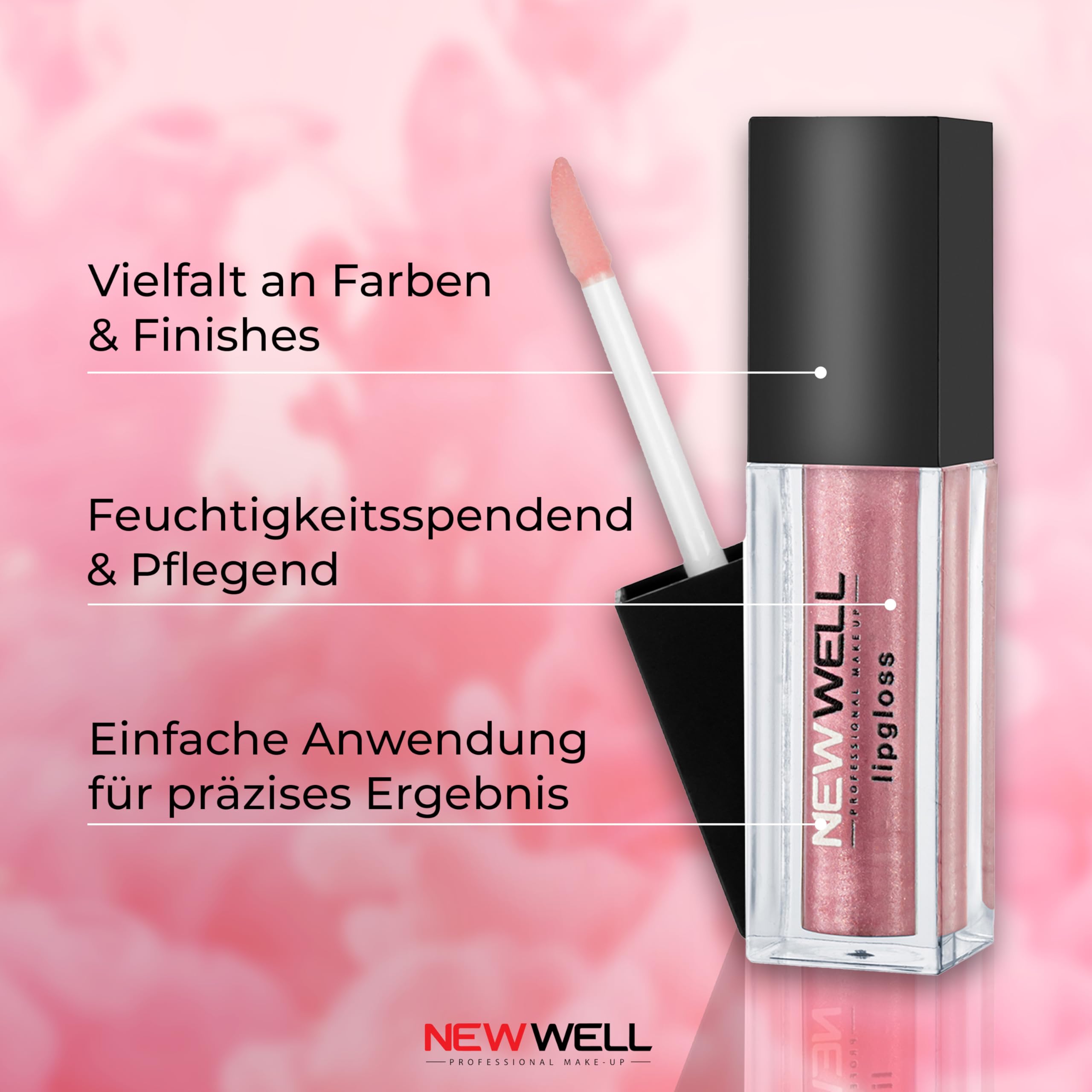 New Well Shiny Liquid Lipgloss (01)