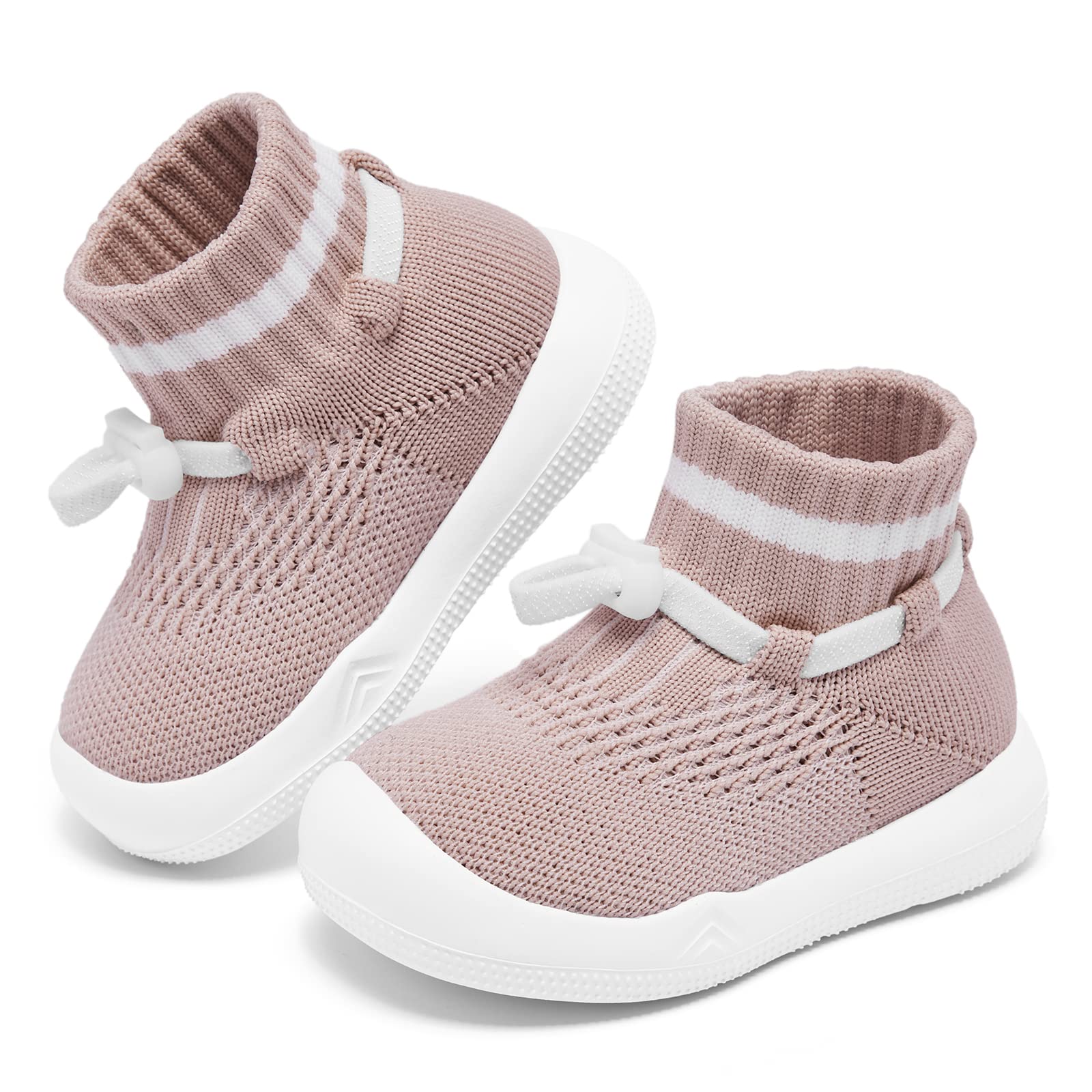 Baby Anti-Rutsch-Socken für Jungen Mädchen Weiche Schutzschuhe mit schützender Zehenkappe Leichte Atmungsaktive Wanderschuhe