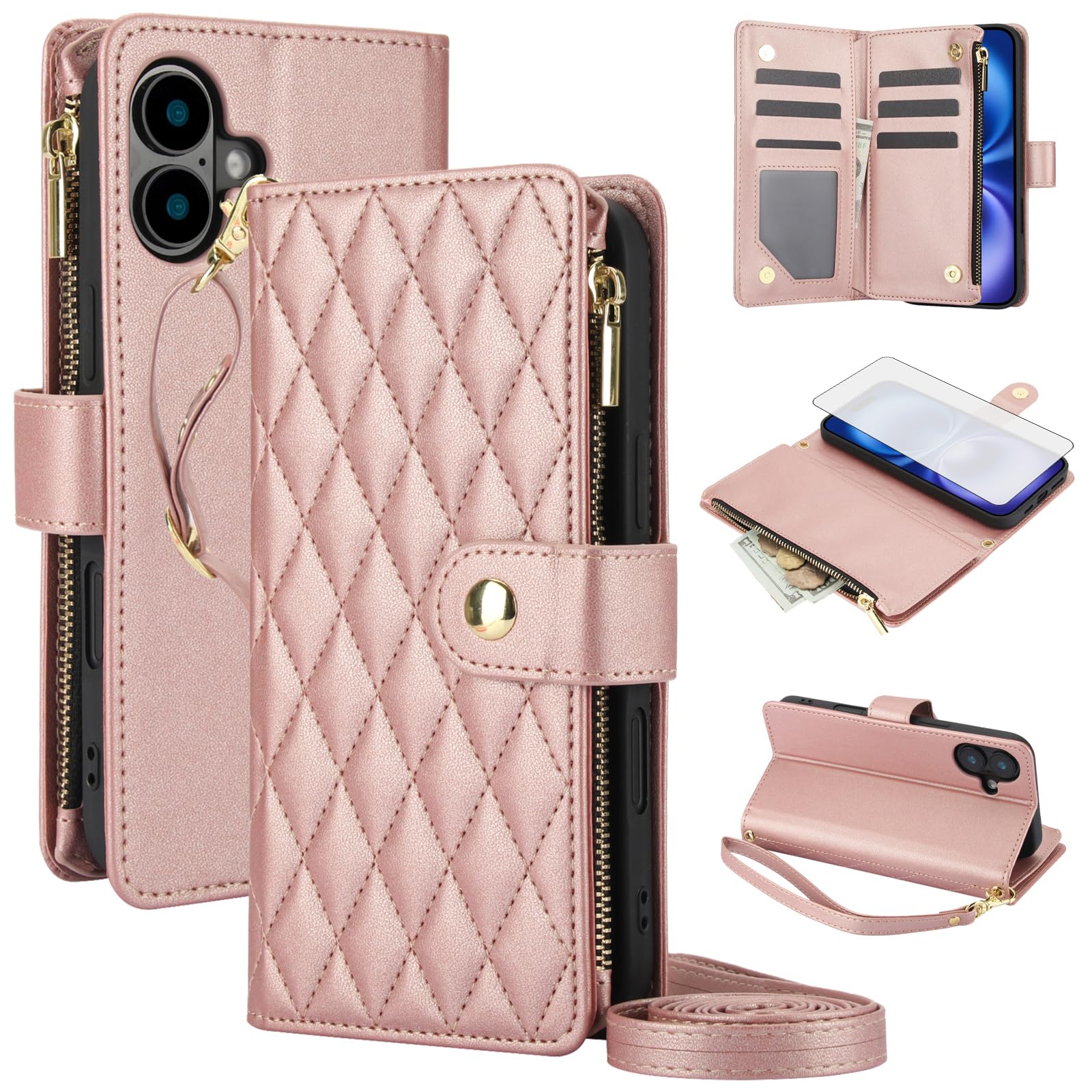 Coque iPhone 16 portefeuille pour ne plus perdre vos cartes bancaires - 8