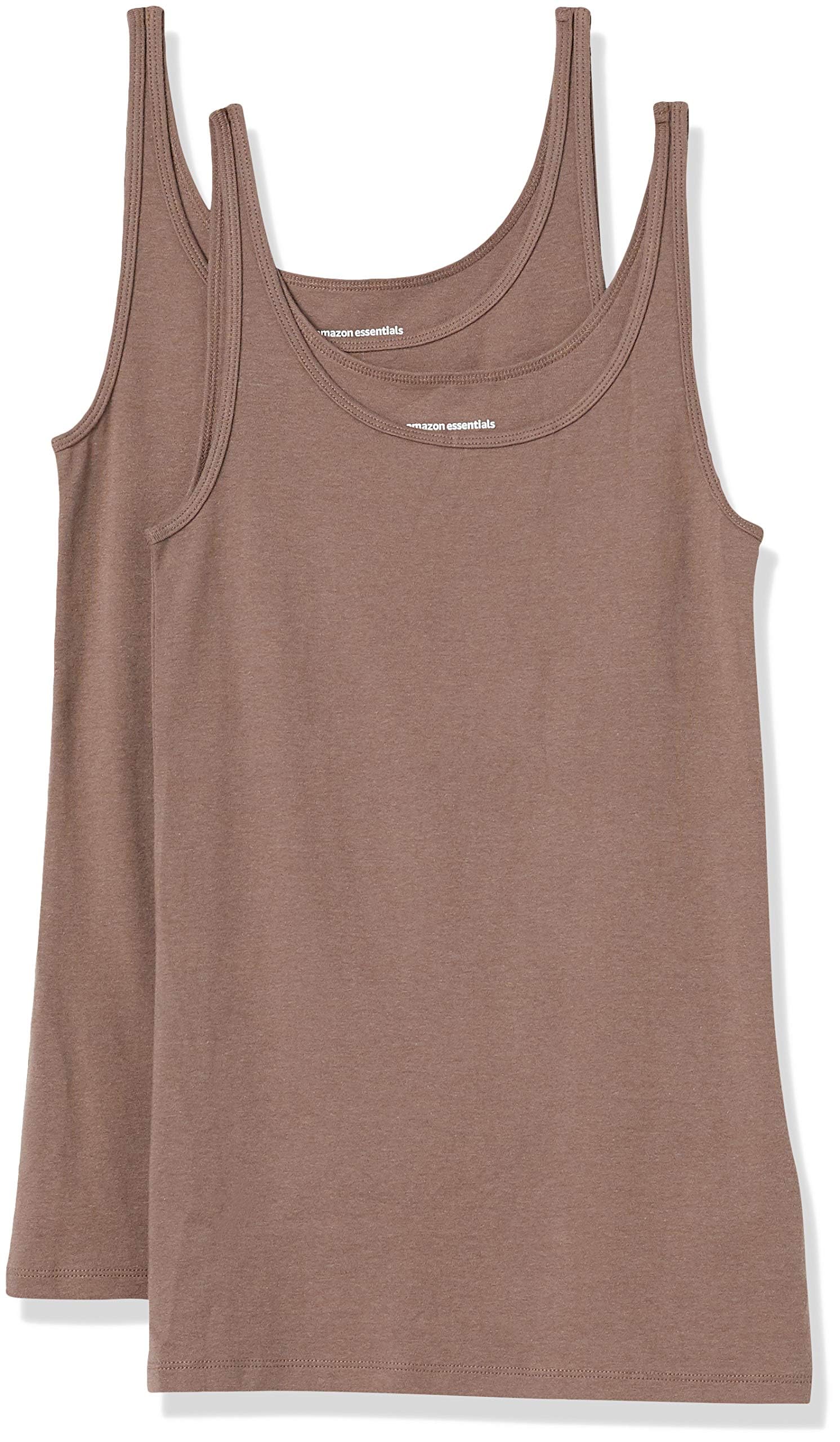 Amazon Essentials Damen Basic Tank Top mit Dünnen Trägern aus Baumwolle-Modal