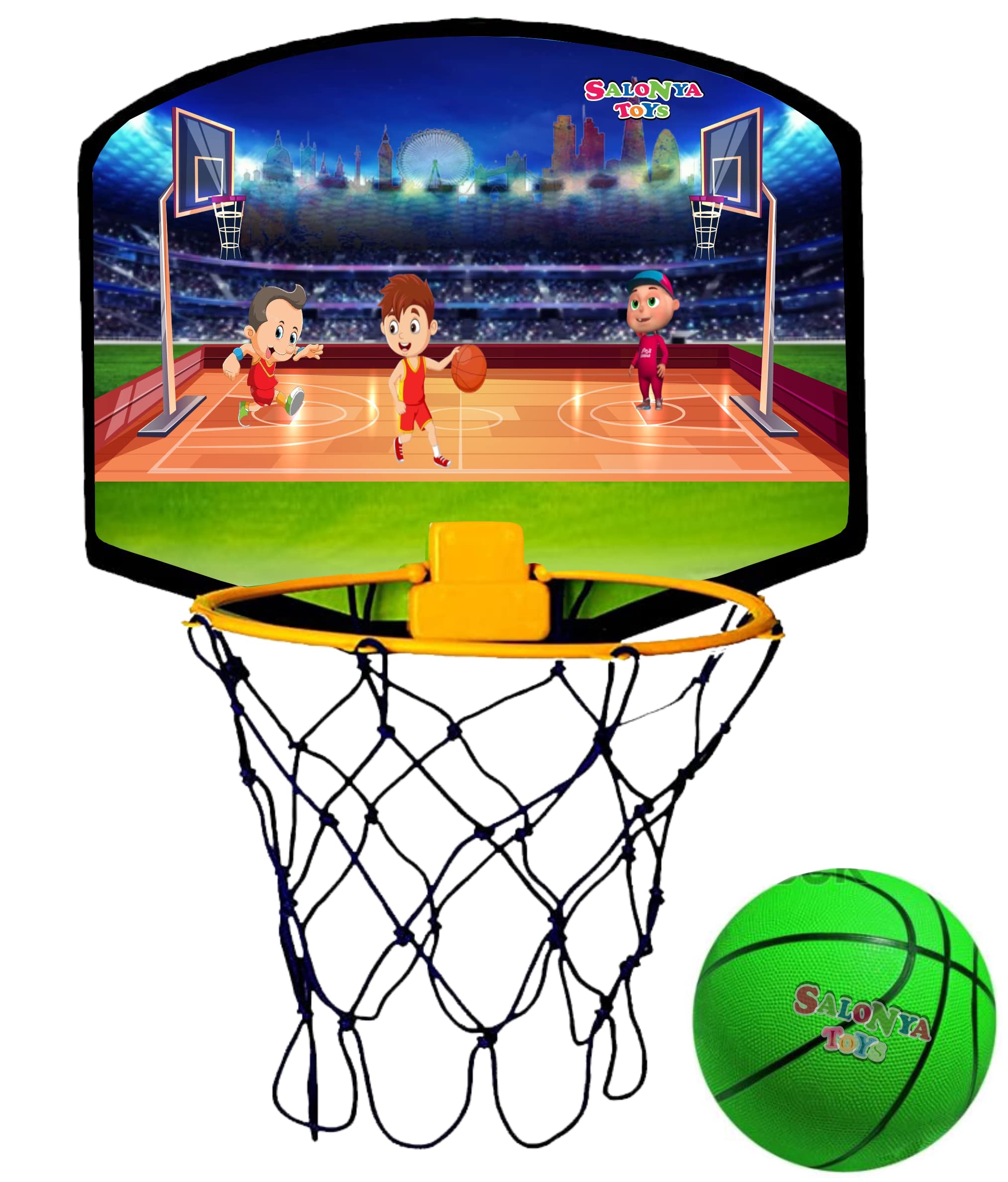 See full amazon price history chart for Salonya Toys Basket Ball Kit for Kids Playing Indoor Outdoor Basket Ball Hanging Wood Board with Ball Sports- Multi Color,Pack of 1 Set Salonya Toys Basket Ball Kit for Kids Playing Indoor Outdoor Basket Ball Hanging Wood Board with Ball Sports- Multi Color,Pack of 1 Set (B0BCPM84L8) Amazon Price History, Amazon Price Tracker